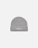 Ribbed Beanie - Grey