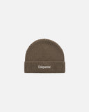 Ribbed Beanie - Walnut