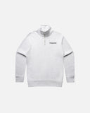 The Classic Quarter Zip - Light Grey
