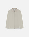Double Zip Overshirt - Light Grey