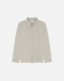 Double Zip Overshirt - Light Grey