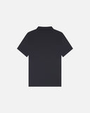 Pure Tencel Cotton Short Sleeve Polo - Navy