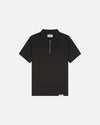 Pure Tencel Cotton Short Sleeve Polo - Black