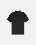Pure Tencel Cotton Short Sleeve Polo - Black