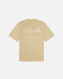 Signature Heavyweight Logo Tee - Khaki
