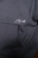 Heavyweight Logo Hood - Storm Grey