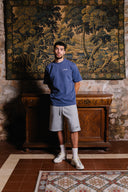 Signature Heavyweight Logo Tee - Navy